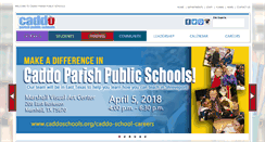 Desktop Screenshot of caddoschools.org